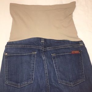 7 for all mankind MATERNITY Skinny Jeans